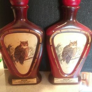 Vintage Jim Beam Kentucky Whiskey Decanters